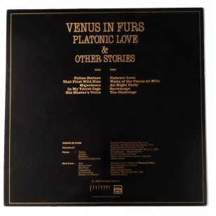 Venus In Furs ‎- Platonic Love & Other Stories 1985 Italy Vinyl LP ***READY TO SHIP from Hong Kong***